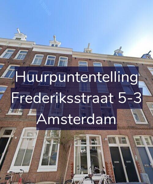 Foto gevel Huurpuntentelling voor Frederiksstraat 5-3, Amsterdam