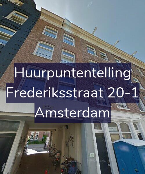 Foto gevel Huurpuntentelling voor Frederiksstraat 20-1, Amsterdam