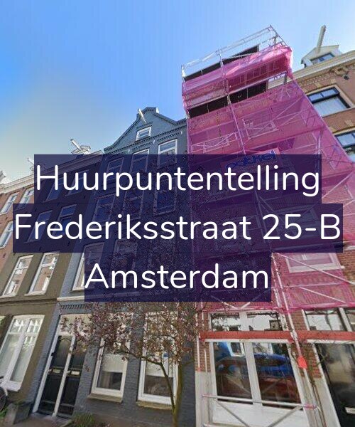Foto gevel Huurpuntentelling voor Frederiksstraat 25-B, Amsterdam
