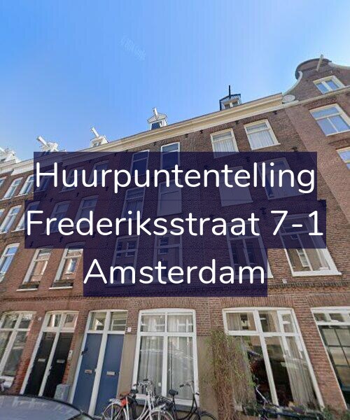 Foto gevel Huurpuntentelling voor Frederiksstraat 7-1, Amsterdam