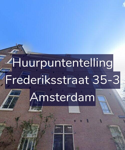 Foto gevel Huurpuntentelling voor Frederiksstraat 35-3, Amsterdam