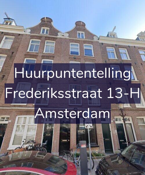 Foto gevel Huurpuntentelling voor Frederiksstraat 13-H, Amsterdam