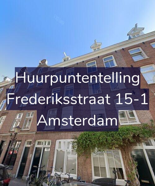 Foto gevel Huurpuntentelling voor Frederiksstraat 15-1, Amsterdam