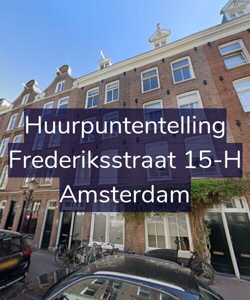 Foto gevel Huurpuntentelling voor Frederiksstraat 15-H, Amsterdam
