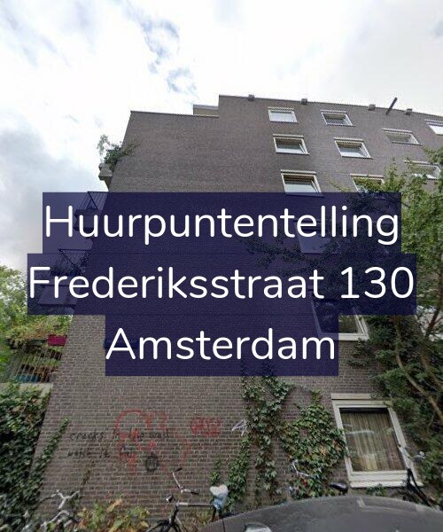 Foto gevel Huurpuntentelling voor Frederiksstraat 130, Amsterdam