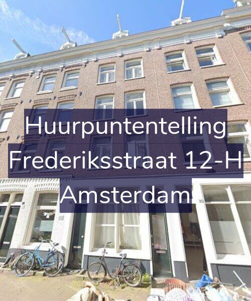 Foto gevel Huurpuntentelling voor Frederiksstraat 12-H, Amsterdam