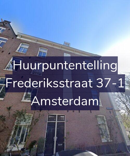 Foto gevel Huurpuntentelling voor Frederiksstraat 37-1, Amsterdam