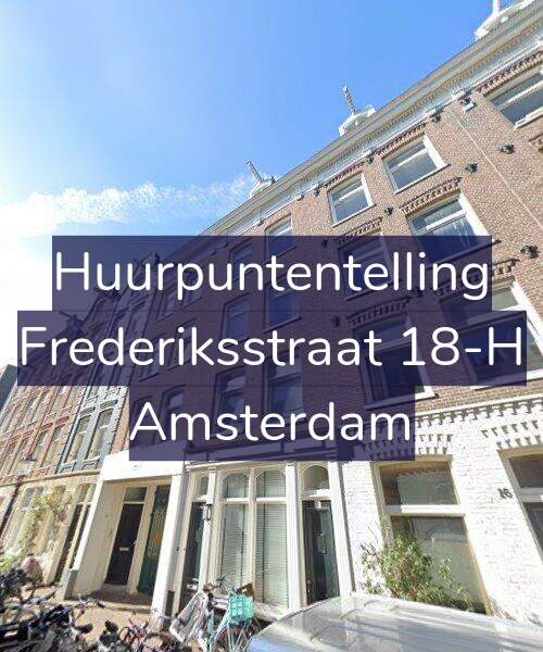 Foto gevel Huurpuntentelling voor Frederiksstraat 18-H, Amsterdam
