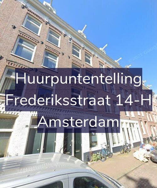Foto gevel Huurpuntentelling voor Frederiksstraat 14-H, Amsterdam