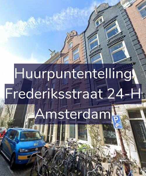 Foto gevel Huurpuntentelling voor Frederiksstraat 24-H, Amsterdam