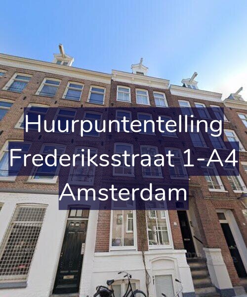 Foto gevel Huurpuntentelling voor Frederiksstraat 1-A4, Amsterdam