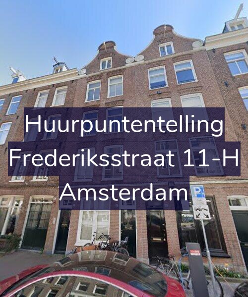 Foto gevel Huurpuntentelling voor Frederiksstraat 11-H, Amsterdam