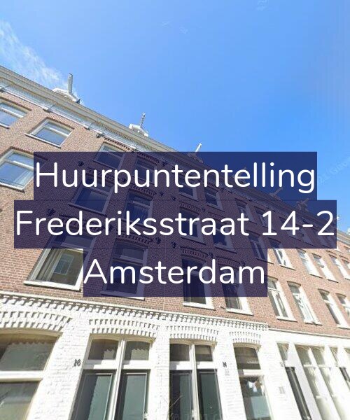 Foto gevel Huurpuntentelling voor Frederiksstraat 14-2, Amsterdam