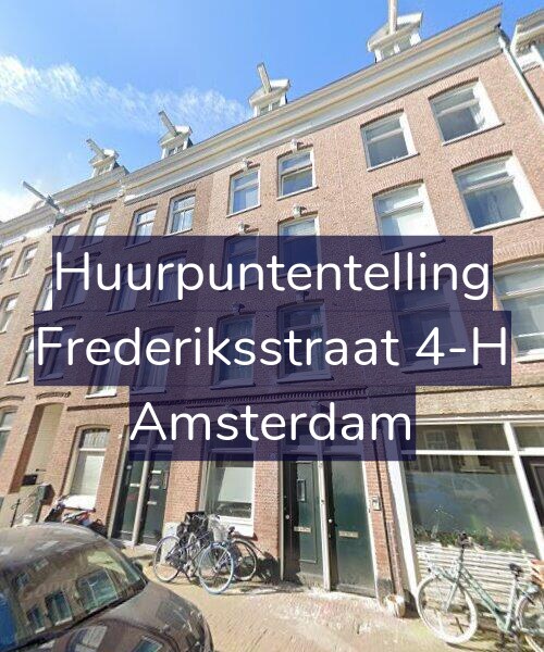 Foto gevel Huurpuntentelling voor Frederiksstraat 4-H, Amsterdam