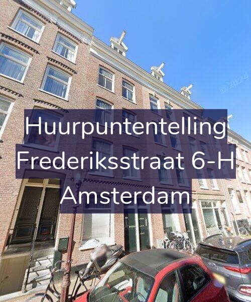 Foto gevel Huurpuntentelling voor Frederiksstraat 6-H, Amsterdam