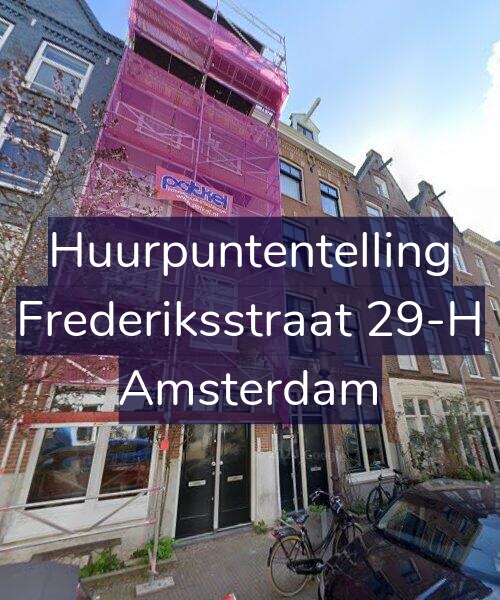 Foto gevel Huurpuntentelling voor Frederiksstraat 29-H, Amsterdam