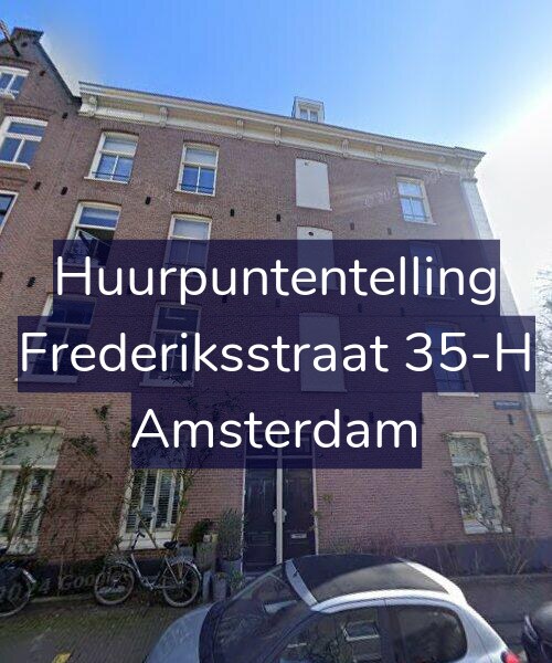Foto gevel Huurpuntentelling voor Frederiksstraat 35-H, Amsterdam