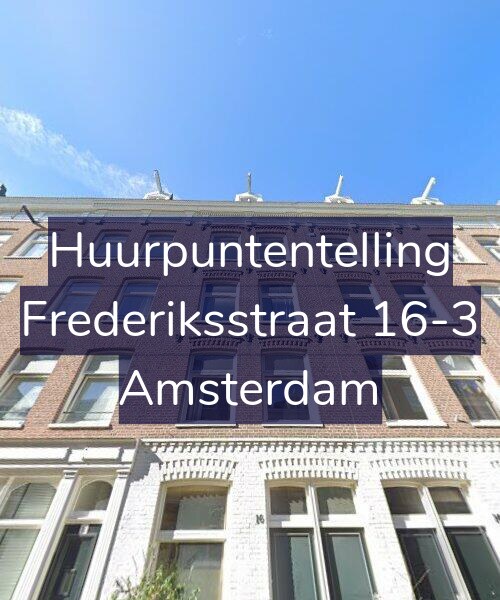Foto gevel Huurpuntentelling voor Frederiksstraat 16-3, Amsterdam