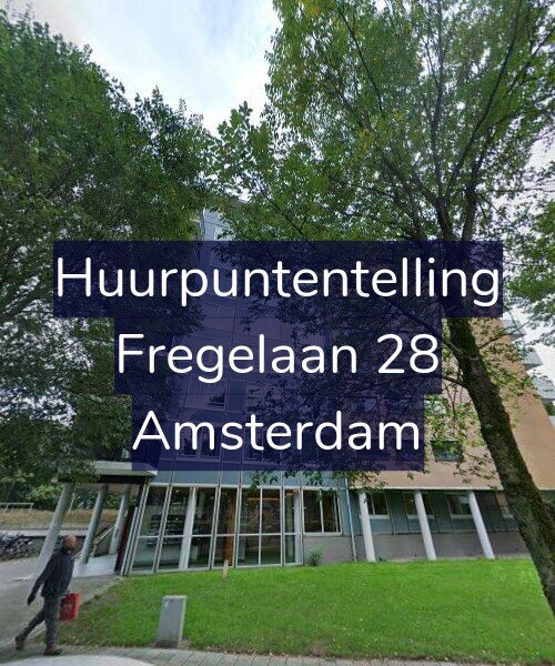 Foto gevel Huurpuntentelling voor Fregelaan 28, Amsterdam