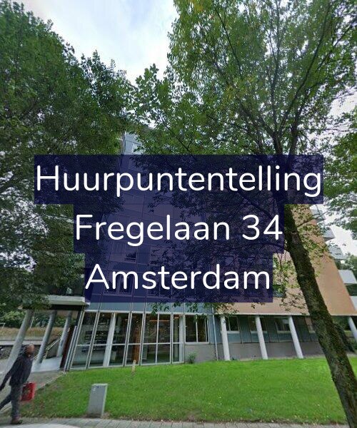 Foto gevel Huurpuntentelling voor Fregelaan 34, Amsterdam