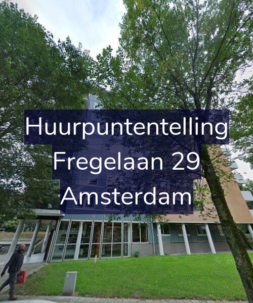 Foto gevel Huurpuntentelling voor Fregelaan 29, Amsterdam