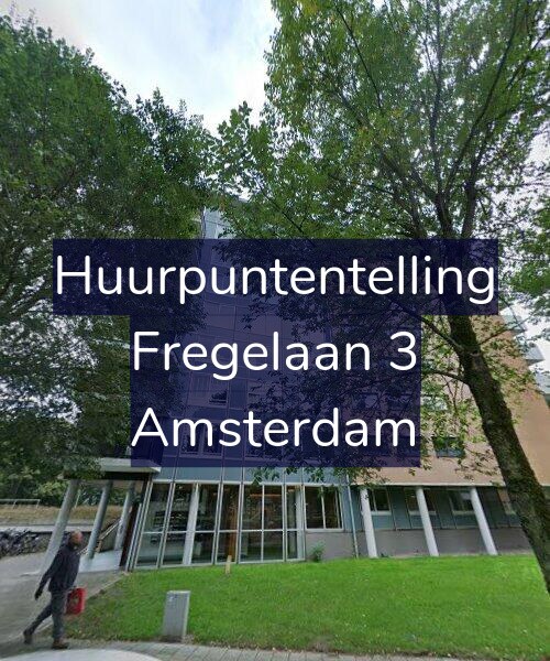 Foto gevel Huurpuntentelling voor Fregelaan 3, Amsterdam