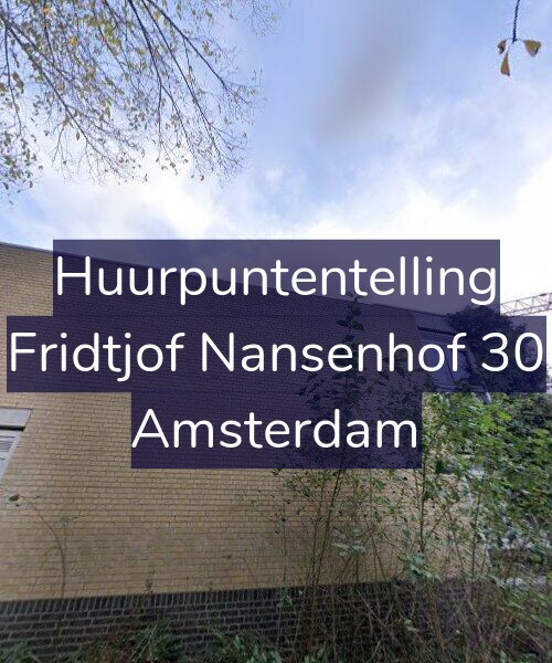 Foto gevel Huurpuntentelling voor Fridtjof Nansenhof 30, Amsterdam