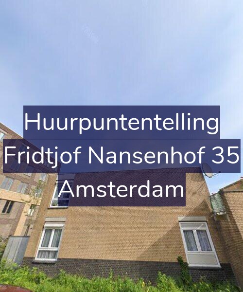Foto gevel Huurpuntentelling voor Fridtjof Nansenhof 35, Amsterdam