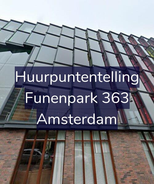 Foto gevel Huurpuntentelling voor Funenpark 363, Amsterdam