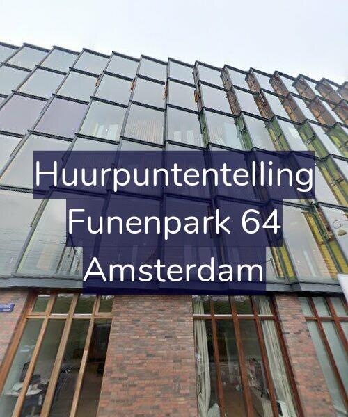 Foto gevel Huurpuntentelling voor Funenpark 64, Amsterdam