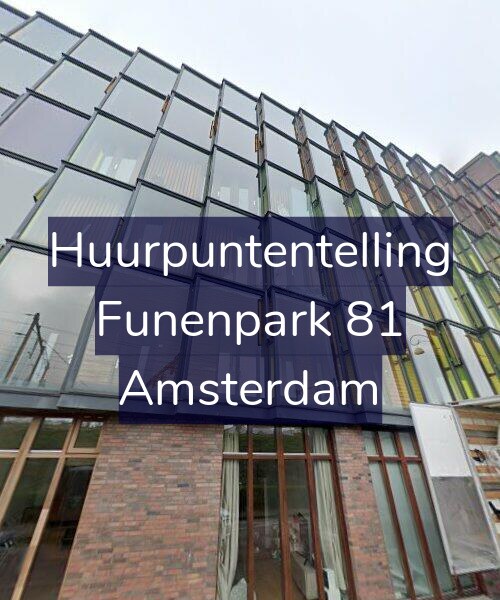 Foto gevel Huurpuntentelling voor Funenpark 81, Amsterdam