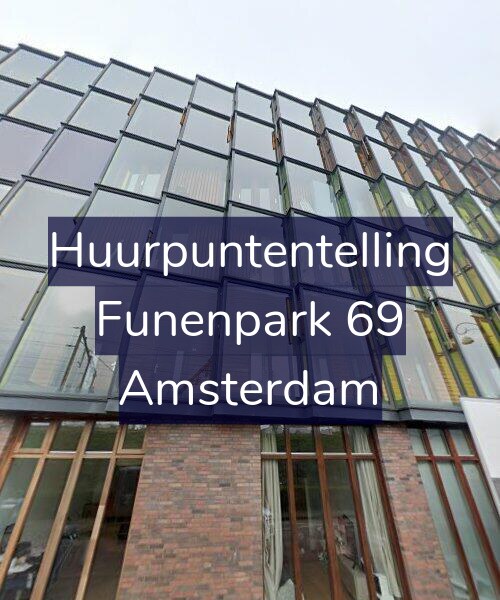 Foto gevel Huurpuntentelling voor Funenpark 69, Amsterdam