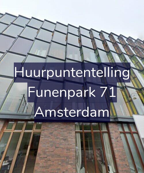 Foto gevel Huurpuntentelling voor Funenpark 71, Amsterdam