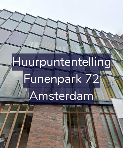 Foto gevel Huurpuntentelling voor Funenpark 72, Amsterdam
