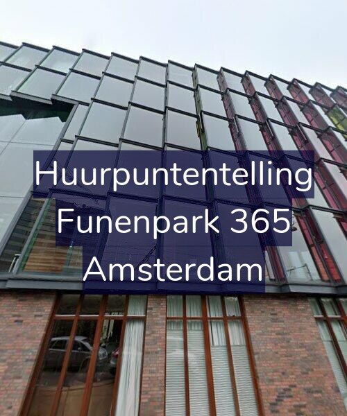 Foto gevel Huurpuntentelling voor Funenpark 365, Amsterdam