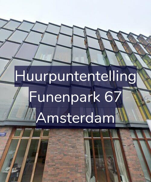 Foto gevel Huurpuntentelling voor Funenpark 67, Amsterdam