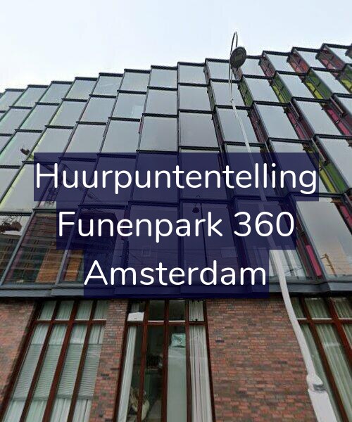 Foto gevel Huurpuntentelling voor Funenpark 360, Amsterdam
