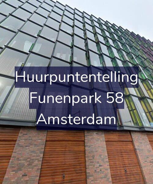 Foto gevel Huurpuntentelling voor Funenpark 58, Amsterdam