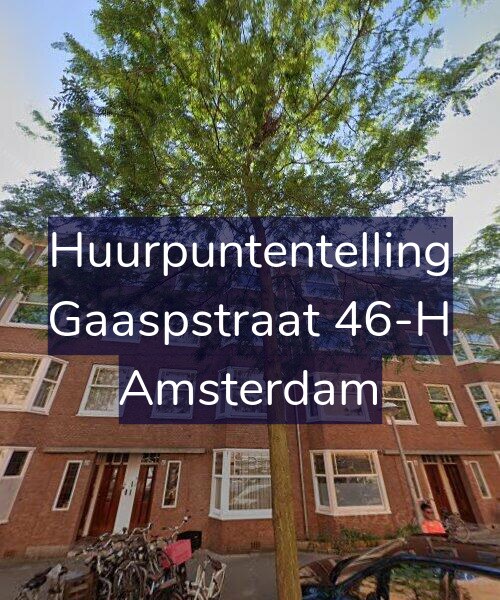 Foto gevel Huurpuntentelling voor Gaaspstraat 46-H, Amsterdam