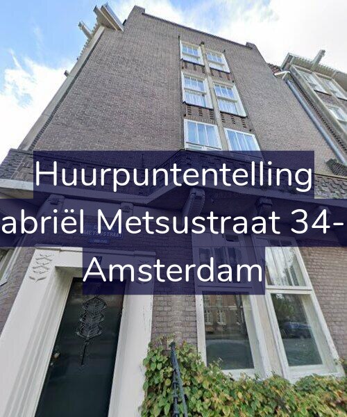 Foto gevel Huurpuntentelling voor Gabriël Metsustraat 34-H, Amsterdam