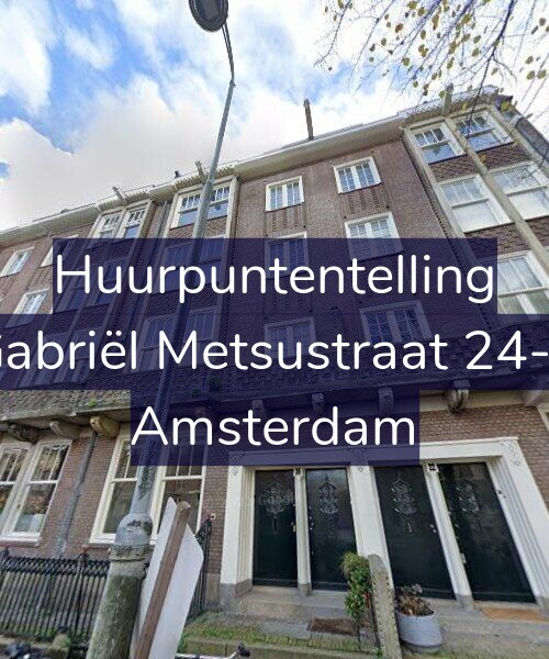 Foto gevel Huurpuntentelling voor Gabriël Metsustraat 24-2, Amsterdam