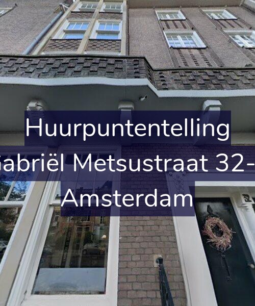 Foto gevel Huurpuntentelling voor Gabriël Metsustraat 32-2, Amsterdam