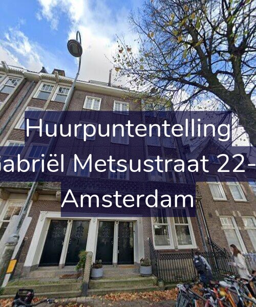 Foto gevel Huurpuntentelling voor Gabriël Metsustraat 22-2, Amsterdam