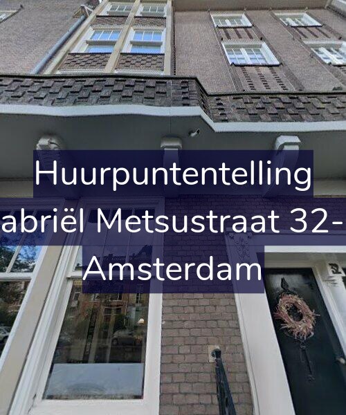 Foto gevel Huurpuntentelling voor Gabriël Metsustraat 32-H, Amsterdam