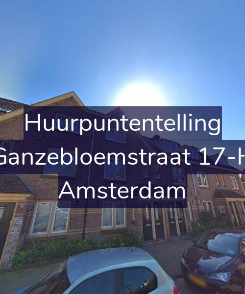 Foto gevel Huurpuntentelling voor Ganzebloemstraat 17-H, Amsterdam