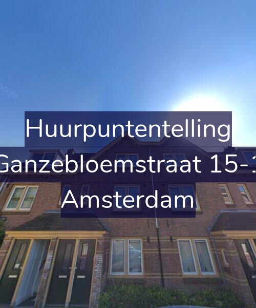 Foto gevel Huurpuntentelling voor Ganzebloemstraat 15-1, Amsterdam