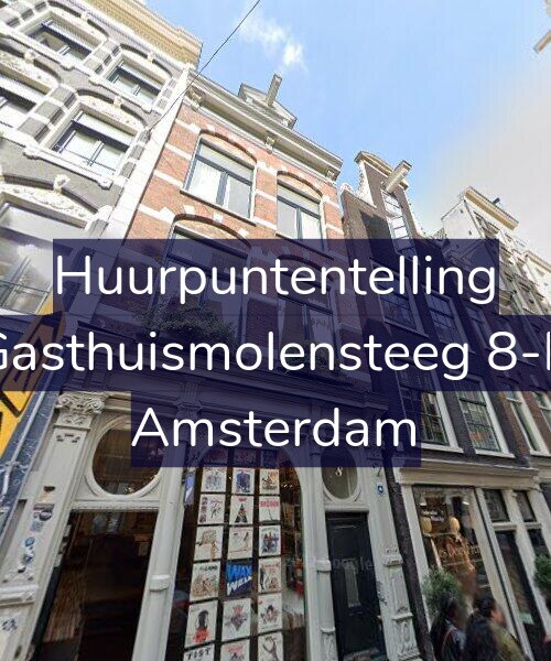 Foto gevel Huurpuntentelling voor Gasthuismolensteeg 8-B, Amsterdam