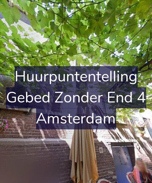 Foto gevel Huurpuntentelling voor Gebed Zonder End 4, Amsterdam