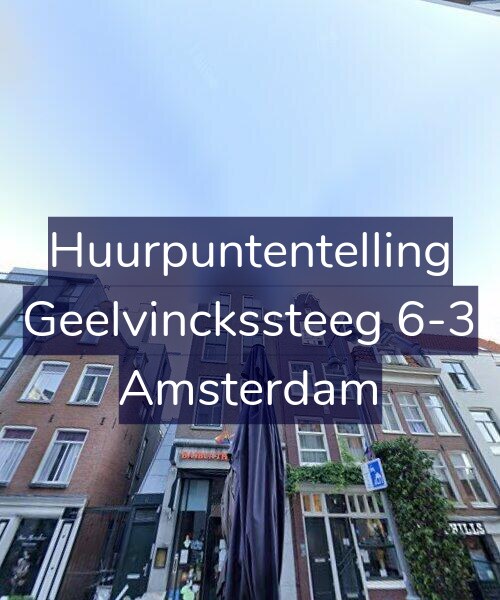 Foto gevel Huurpuntentelling voor Geelvinckssteeg 6-3, Amsterdam