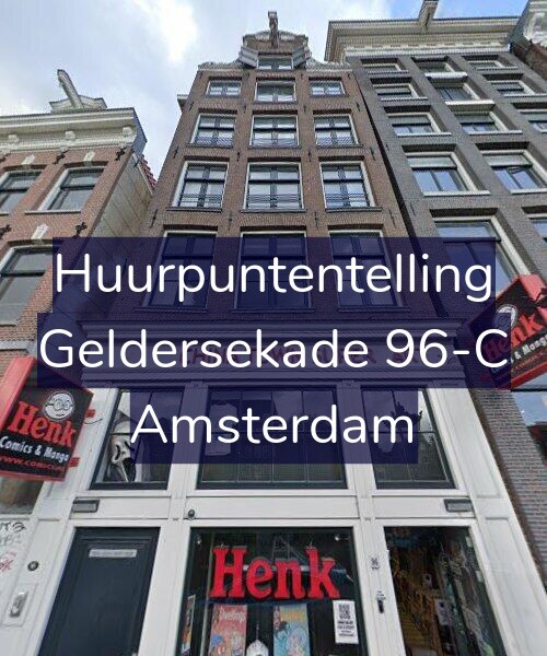 Foto gevel Huurpuntentelling voor Geldersekade 96-C, Amsterdam